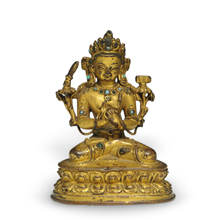 銅鍍金チベット仏像